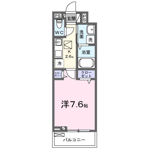 ヒカルサ深谷Ⅰ・01010号室の間取り
