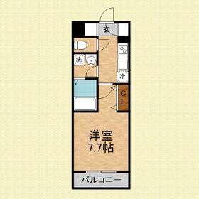 リテイル・ロー・105号室の間取り