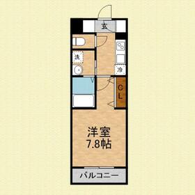 リテイル・ロー・207号室の間取り