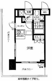 新品家具付きマンション大森東２７（ＫａＧｏｏｄ東京）・705号室の間取り