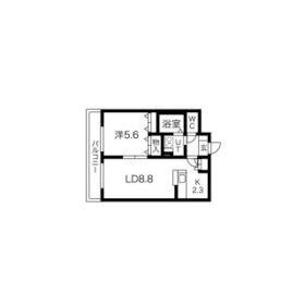 ＰＩＳＯ　ＡＲＣＥ　Ｓｈｉｎａｇａｗａ・303号室の間取り