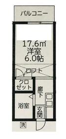 寺田ハイムＢ棟・B203号室の間取り