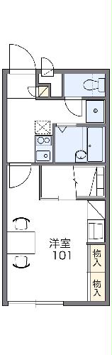 レオパレス泉壱番館の間取り