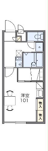 レオパレスルミエールの間取り