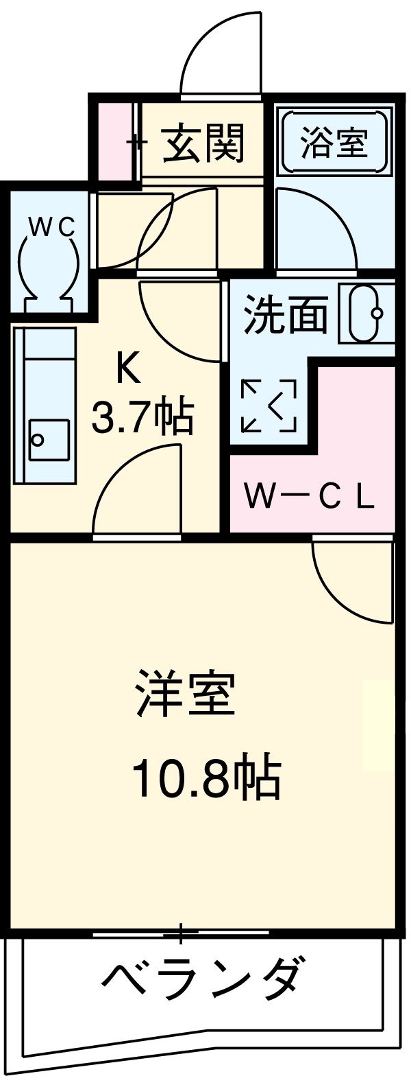 アヴェニュー美和の間取り