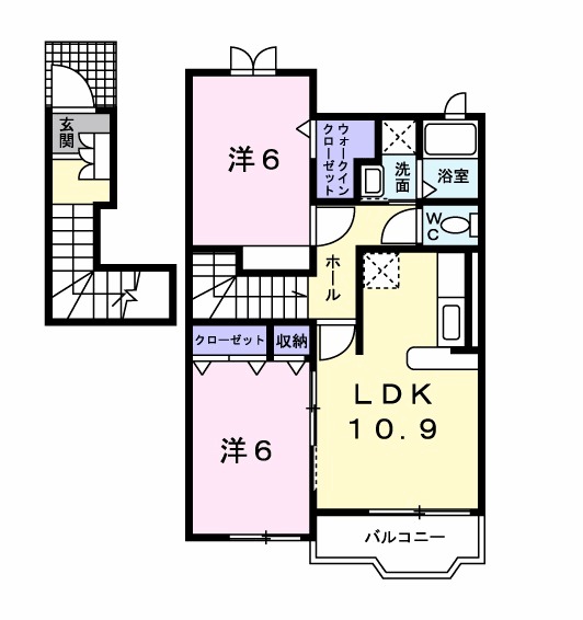ノースヒルあいみの間取り