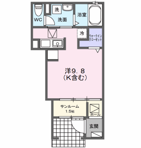 ベル クローバーの間取り
