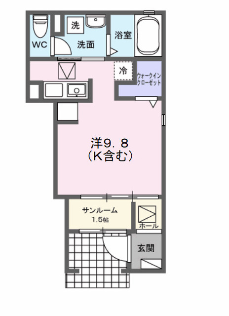 ベル クローバーの間取り