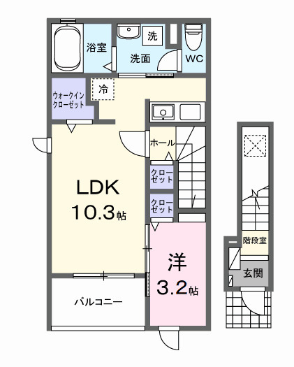 ベル クローバーの間取り