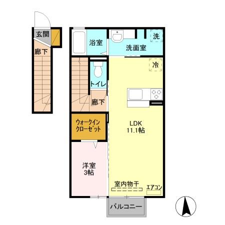 エスペランサ Bの間取り
