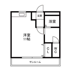 ハイツエクセル２１の間取り