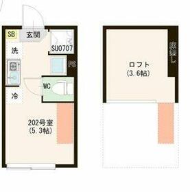 （仮称）上井草二丁目（３）・0202号室の間取り