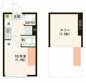 （仮称）上井草二丁目（３）・0203号室の間取り