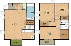 平野邸Ａ棟・0001号室の間取り