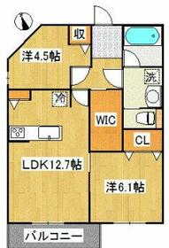 Ａｉｘ　中村・0303号室の間取り