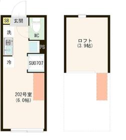 ＳＴＥＬＬＡ＋・0202号室の間取り