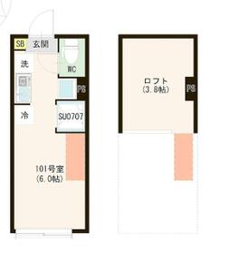 ＳＴＥＬＬＡ＋・0101号室の間取り