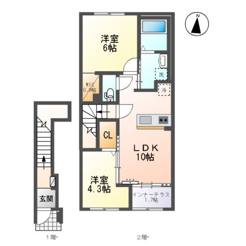 ブリスフォートの間取り