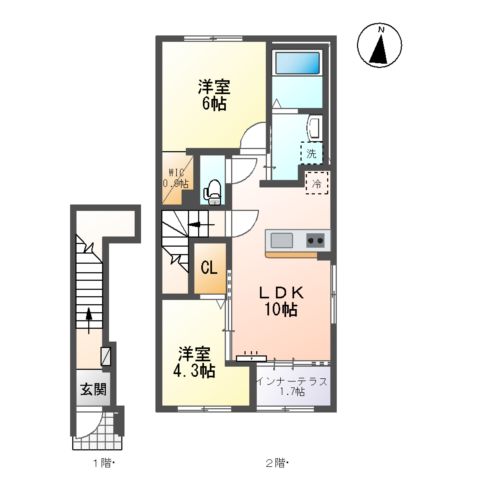 ブリスフォートの間取り