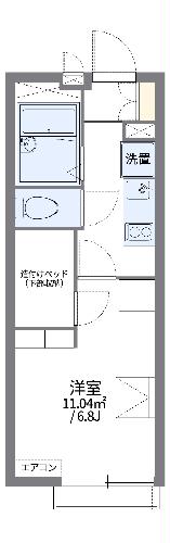 レオパレスHARUSHIの間取り