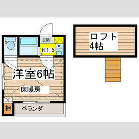 グリーンコート中野島の間取り