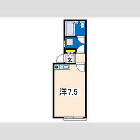 ドーミトリー・シオン・201号室の間取り