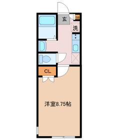 Ｆｏｒｅｓｔ　Ｖｉｌｌａｇｅ　Ｎａｇａｒｅｙａｍａ・103号室の間取り