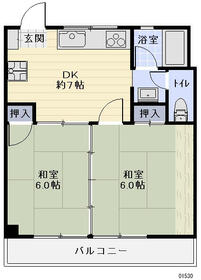 コーポ大島の間取り