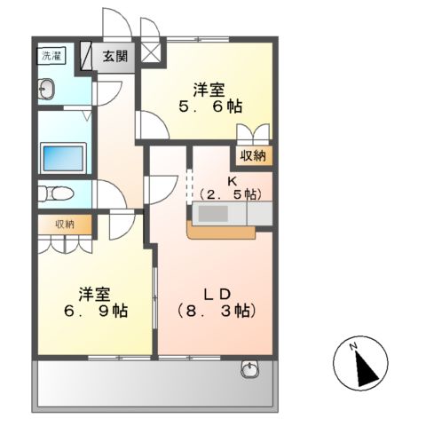 mulberry(マルベリー)の間取り