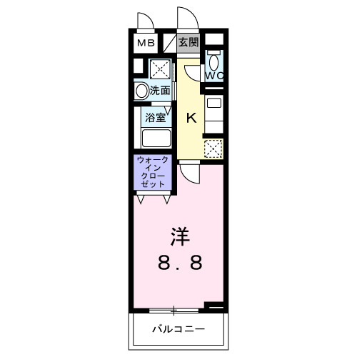 ドゥー・アヴェニールの間取り