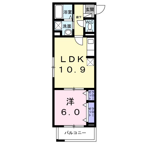 ドゥー・アヴェニールの間取り