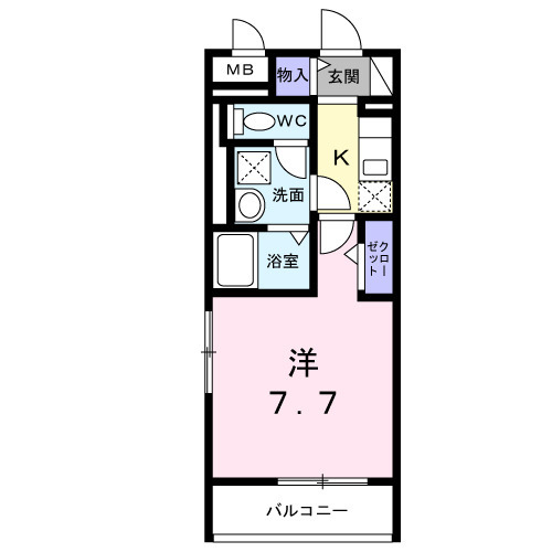 パークランド国立の間取り