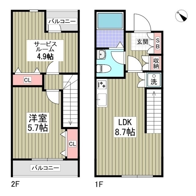 アンジュエールCの間取り