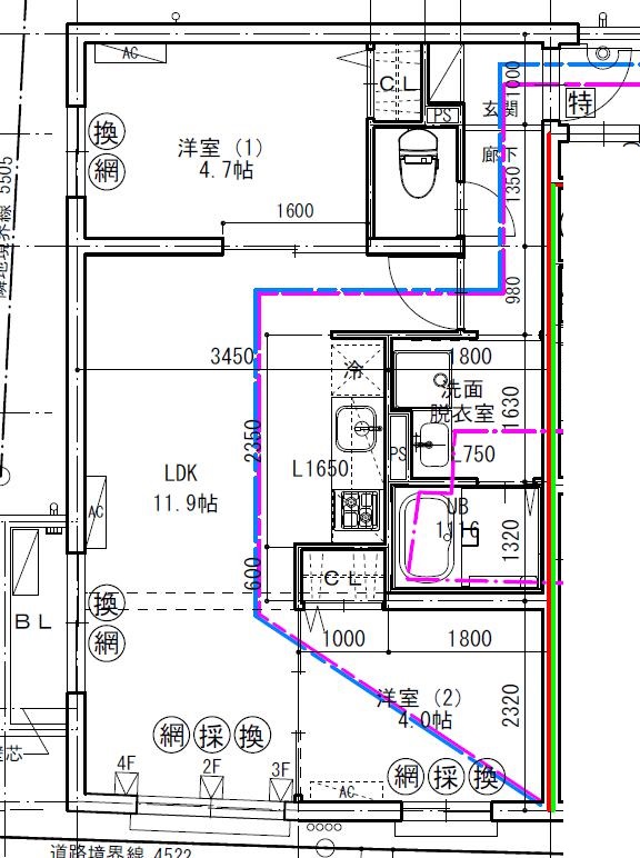エルファーロ大岡山Ⅱの間取り