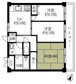 ガーデンヒル寿々木の間取り