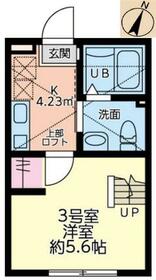 陽だまりテラス～縁～さがみ野・203号室の間取り