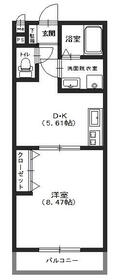 プリンス・112号室の間取り