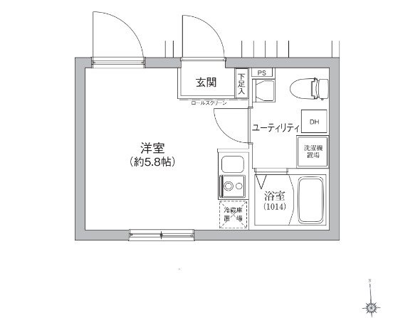ベルシードステアー亀戸・101号室の間取り