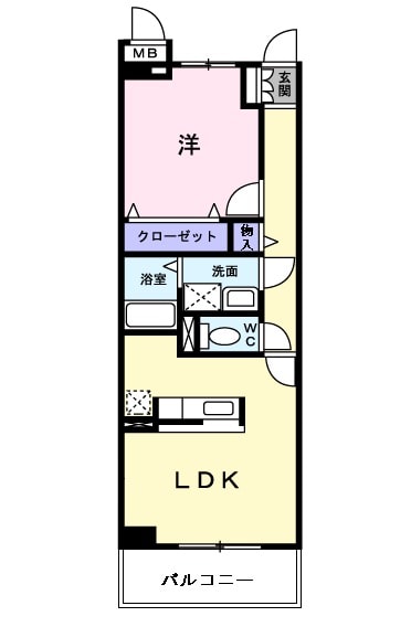 ローズパティオの間取り