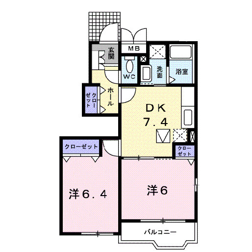 プロムナードⅢの間取り