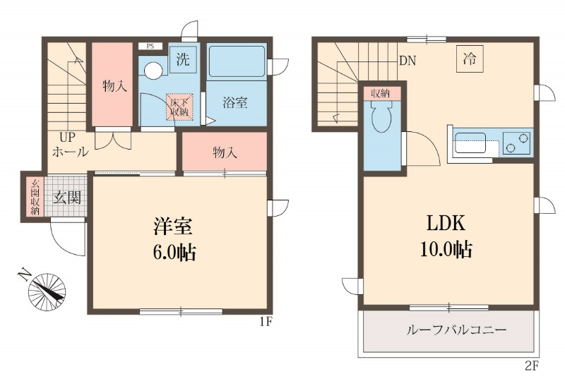 リ－ヴァ田園調布・102号室の間取り