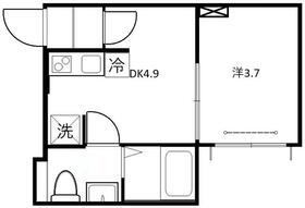 ボン・ドミール高根・102号室の間取り