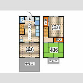 ハイツ松葉の間取り