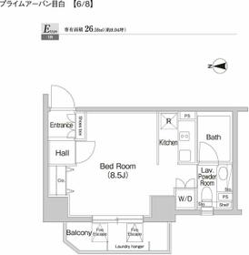 プライムアーバン目白・1001号室の間取り