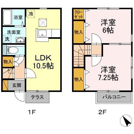 RHB御成台 Fの間取り