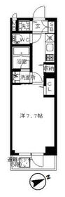 グラシア・504号室の間取り