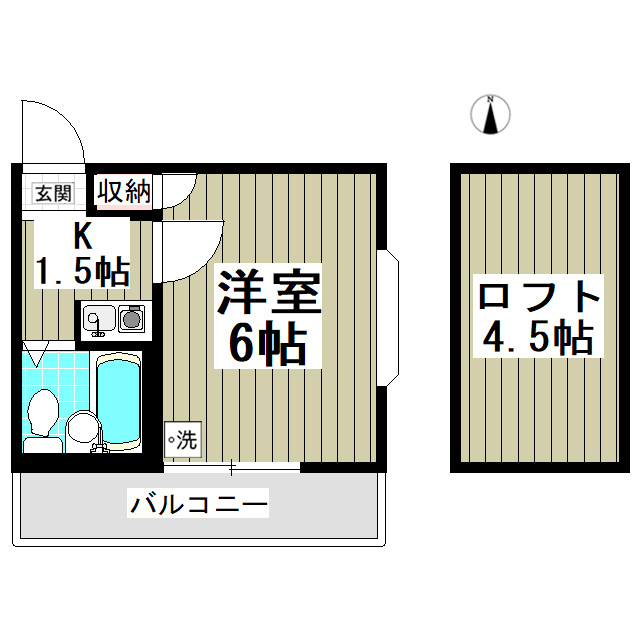 ブラウン第2の間取り