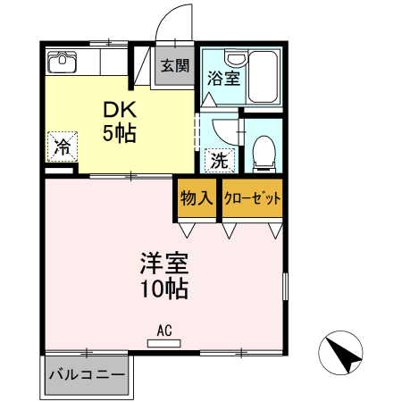 ロジュマン ラフォーレⅡの間取り