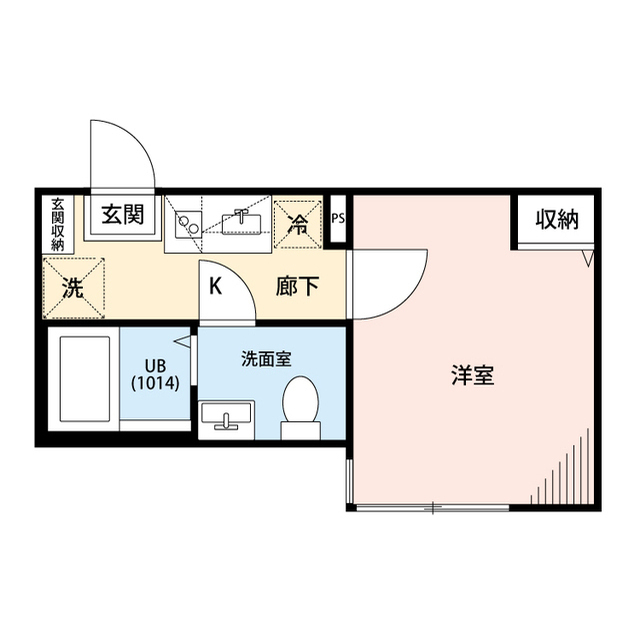 Ｓｉｄｅ　Ｌａｇｏｏｎ浜見台Ａ棟・202号室の間取り