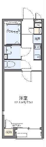 レオネクストアイランド　パレスの間取り